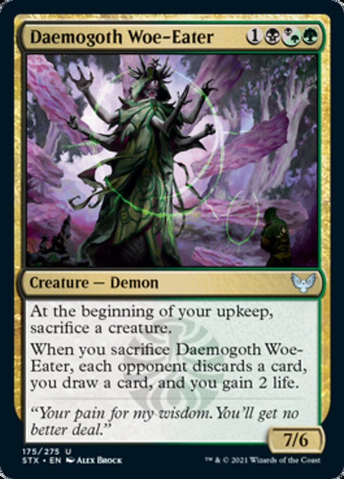 Daemogoth Woe-Eater [Strixhaven: School of Mages] | Gate City Games LLC