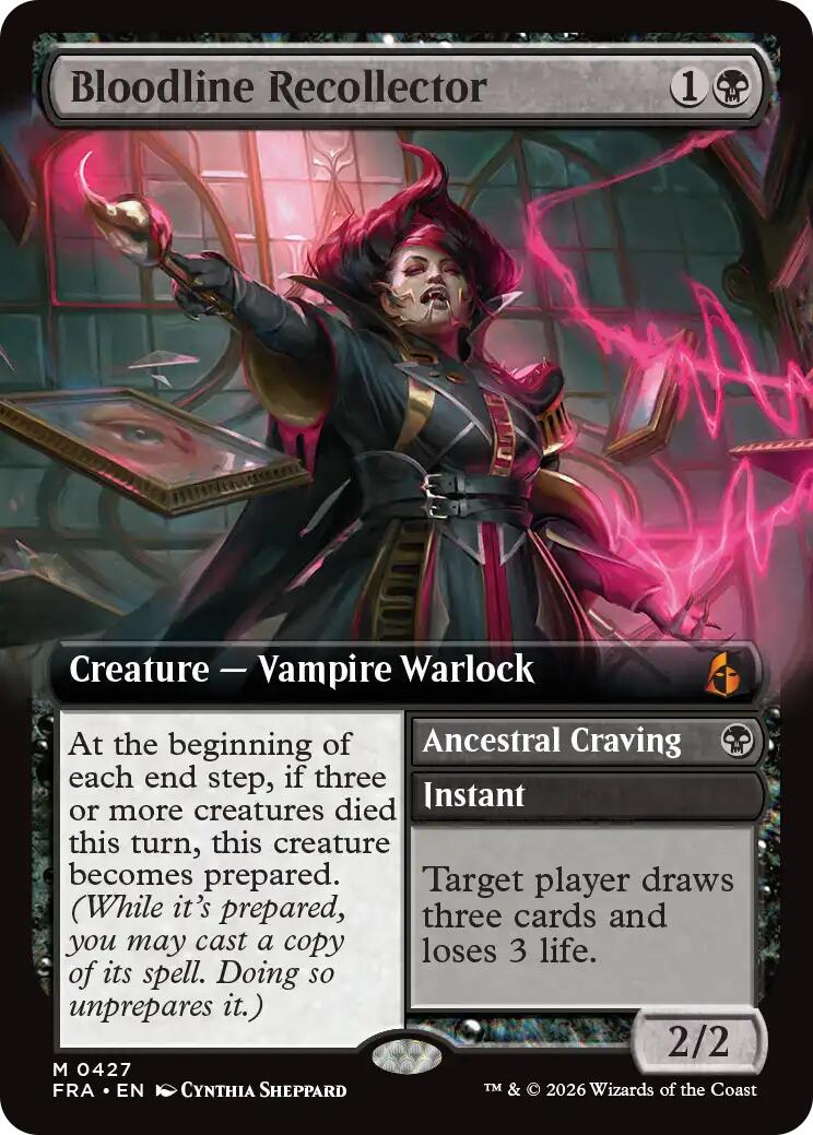 Bloodline Recollector (Extended Art) [Reality Fracture] | Gate City Games LLC