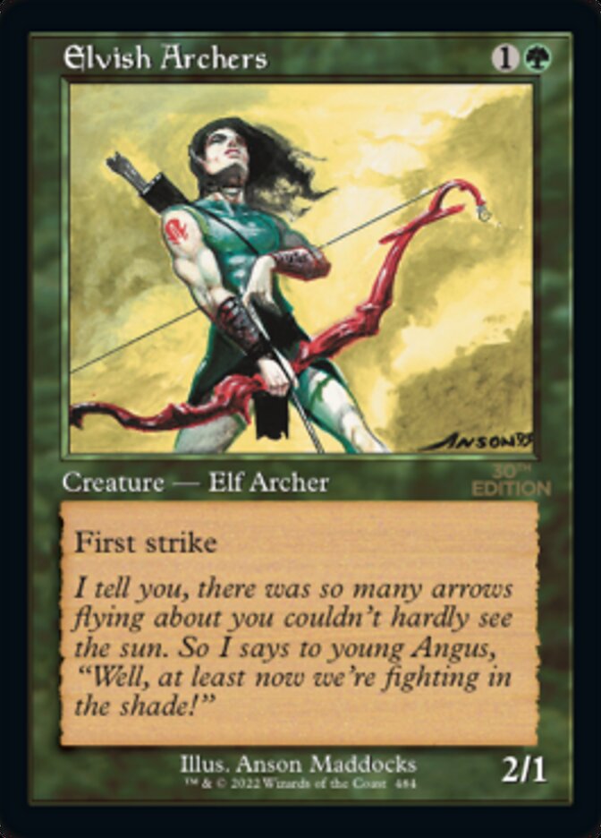 Elvish Archers (Retro) [30th Anniversary Edition] | Gate City Games LLC