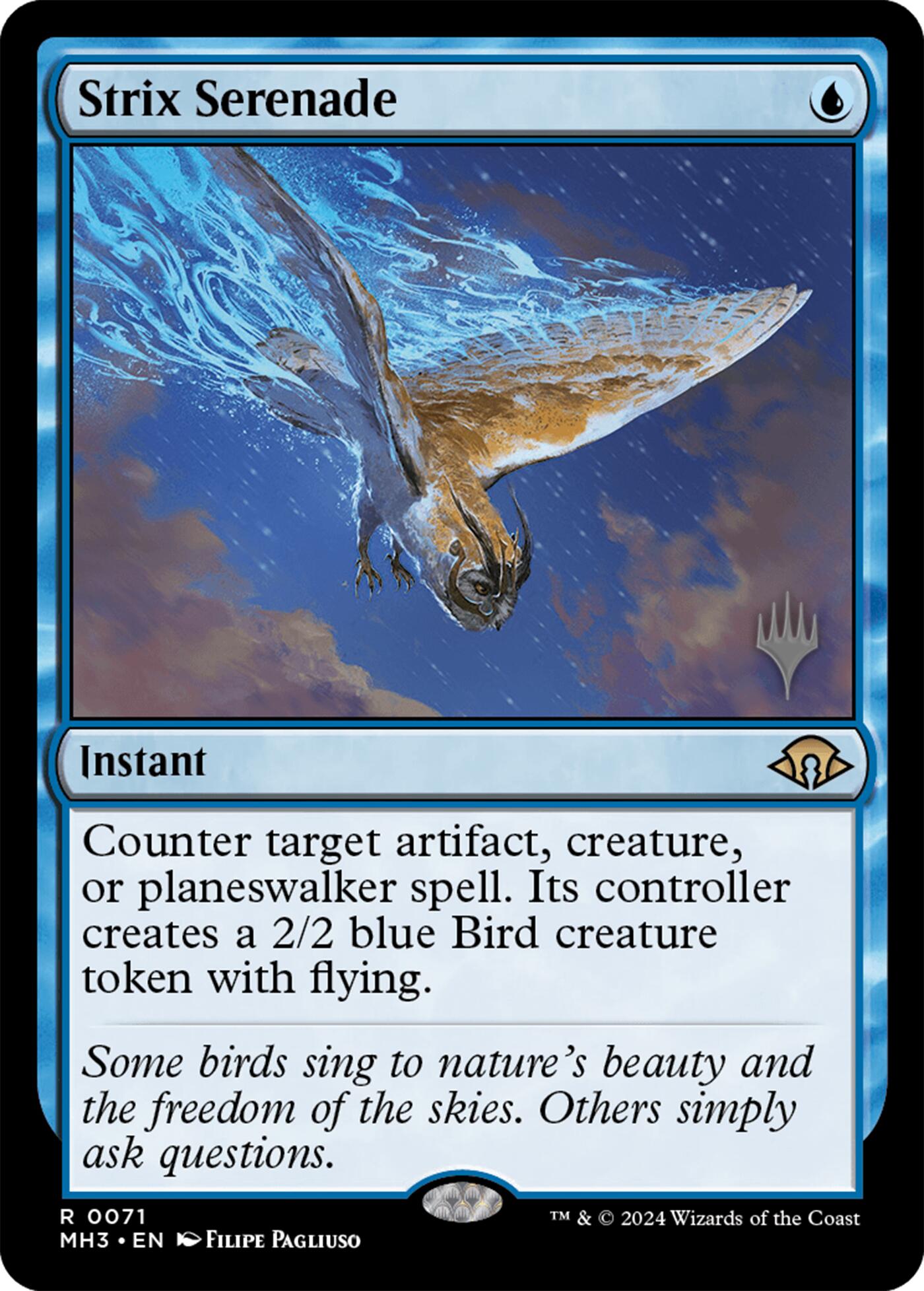 Strix Serenade [Modern Horizons 3 Promos] | Gate City Games LLC