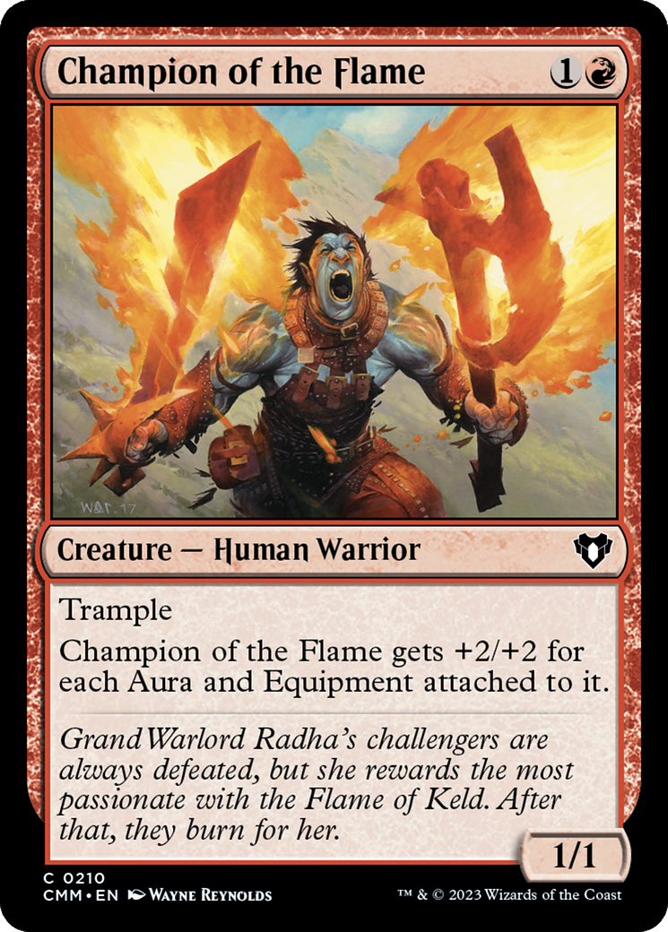 Champion of the Flame [Commander Masters] | Gate City Games LLC