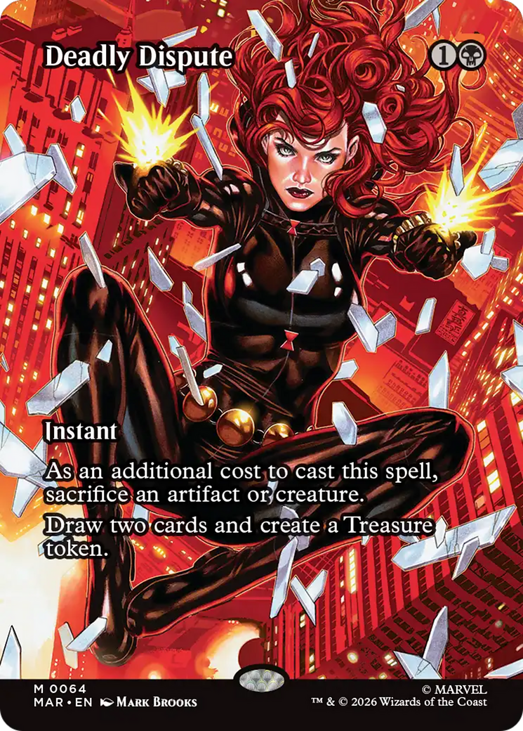 Deadly Dispute (Borderless) [Marvel Universe: Eternal-Legal] | Gate City Games LLC