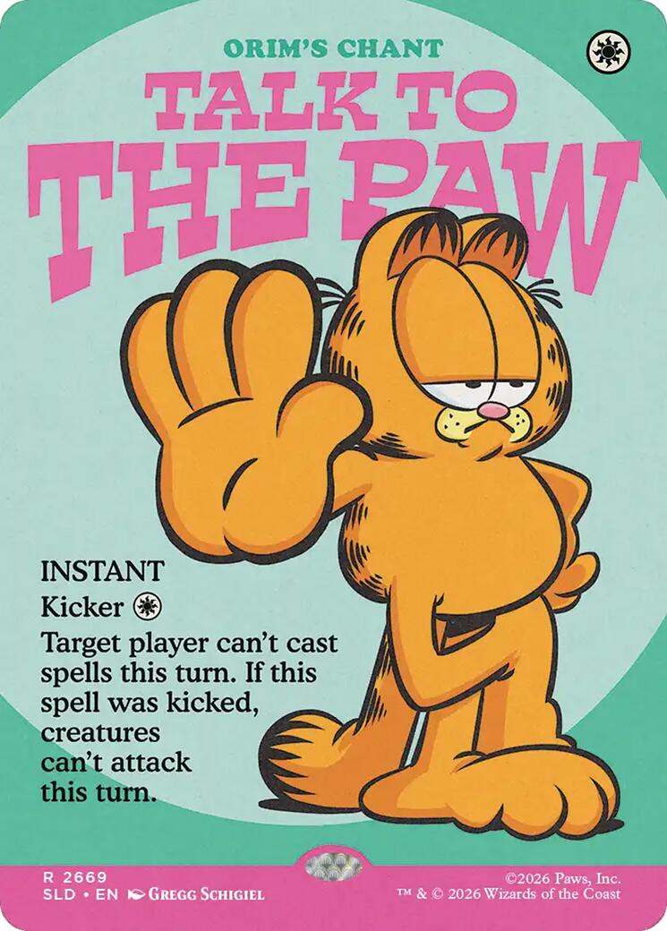 Talk to the Paw - Orim's Chant [Secret Lair Drop Series] | Gate City Games LLC