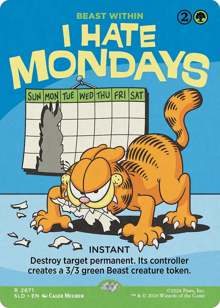 I Hate Mondays - Beast Within [Secret Lair Drop Series] | Gate City Games LLC