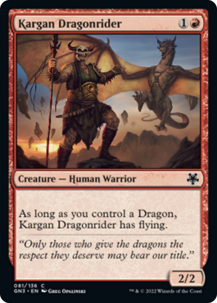 Kargan Dragonrider [Game Night: Free-for-All] | Gate City Games LLC