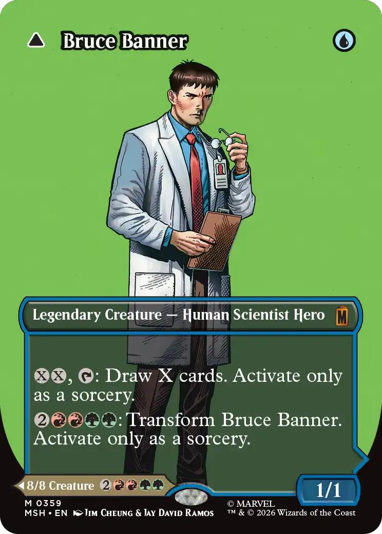 Bruce Banner (Borderless) (0359) [Marvel Super Heroes] | Gate City Games LLC