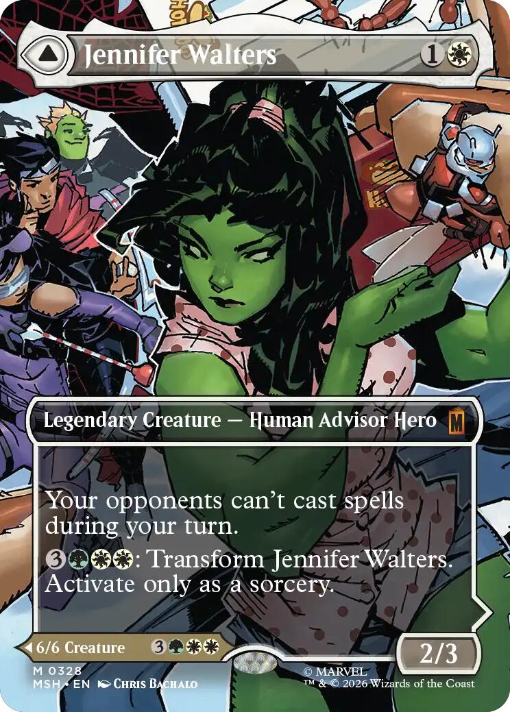Jennifer Walters // The Sensational She-Hulk (Borderless) (0328) [Marvel Super Heroes] | Gate City Games LLC