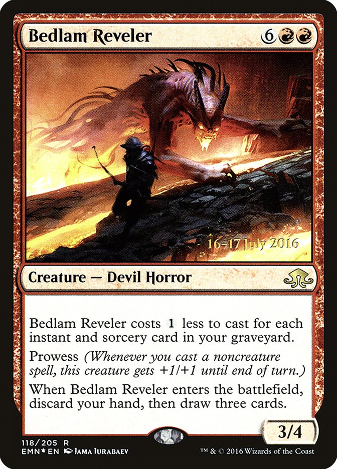 Bedlam Reveler [Eldritch Moon Prerelease Promos] | Gate City Games LLC