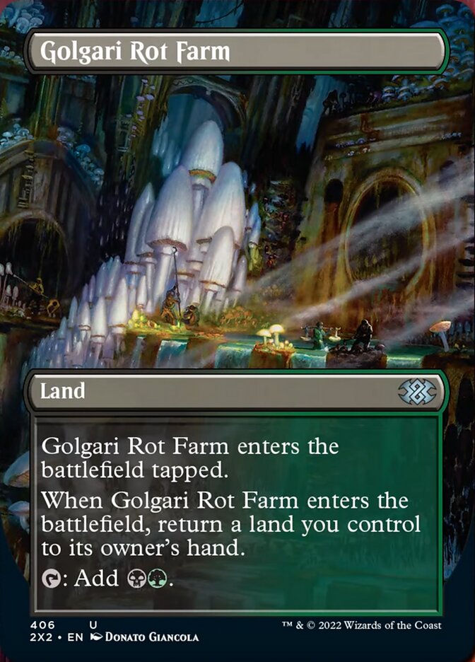Golgari Rot Farm (Borderless Alternate Art) [Double Masters 2022] | Gate City Games LLC