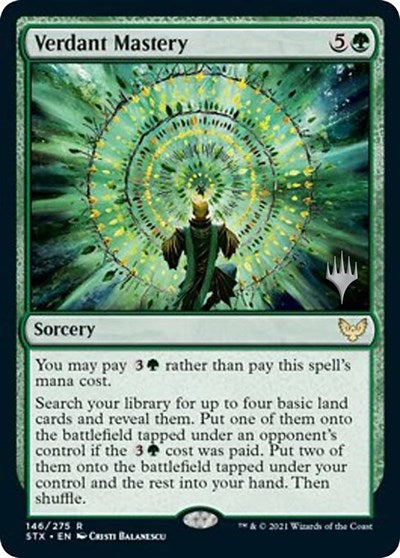 Verdant Mastery (Promo Pack) [Strixhaven: School of Mages Promos] | Gate City Games LLC