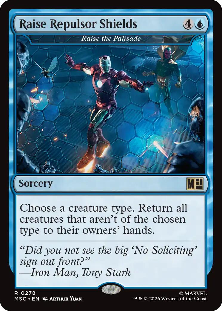 Raise Repulsor Shields - Raise the Palisade [Marvel Super Heroes Commander] | Gate City Games LLC