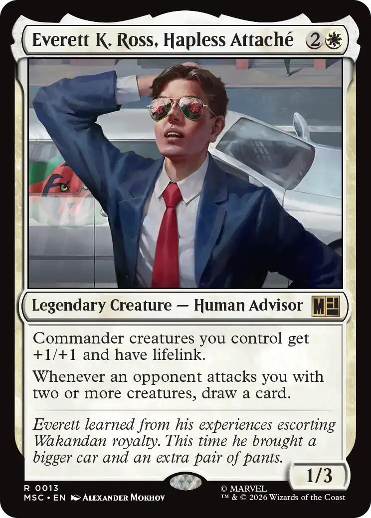 Everett K. Ross, Hapless Attache (Surge Foil) [Marvel Super Heroes Commander] | Gate City Games LLC
