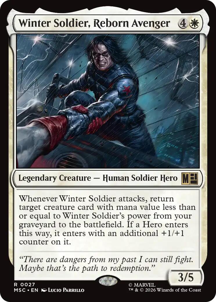 Winter Soldier, Reborn Avenger (Surge Foil) [Marvel Super Heroes Commander] | Gate City Games LLC