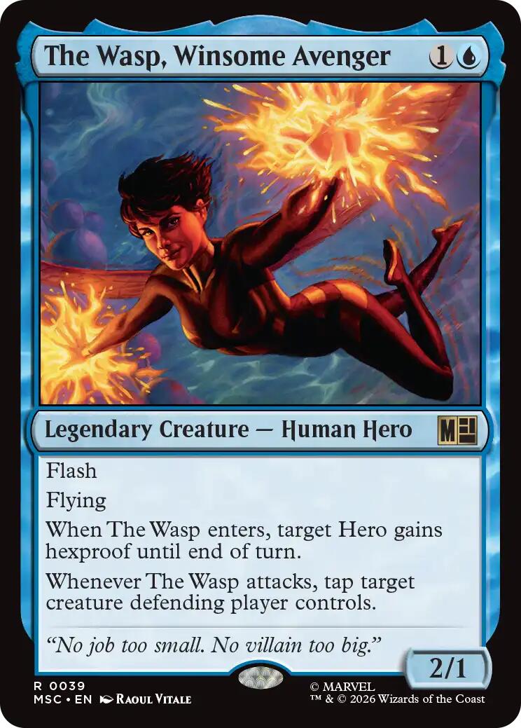 The Wasp, Winsome Avenger (Surge Foil) [Marvel Super Heroes Commander] | Gate City Games LLC