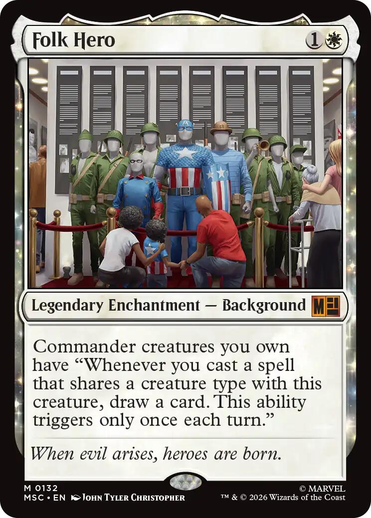 Folk Hero (Surge Foil) [Marvel Super Heroes Commander] | Gate City Games LLC