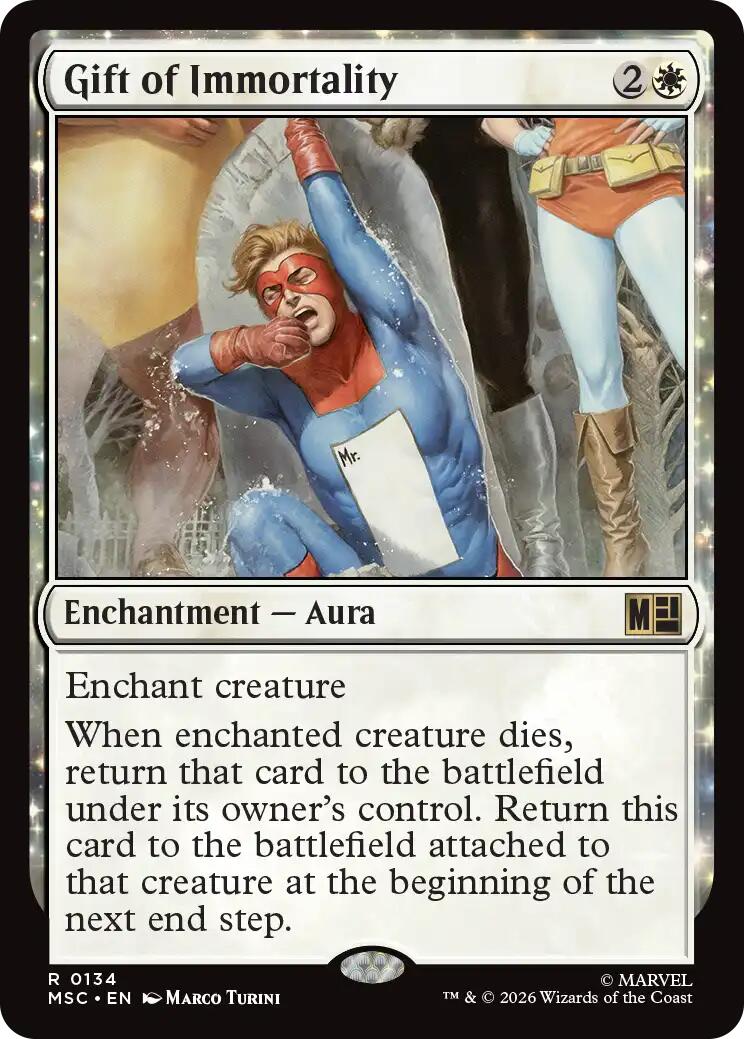 Gift of Immortality (Surge Foil) [Marvel Super Heroes Commander] | Gate City Games LLC