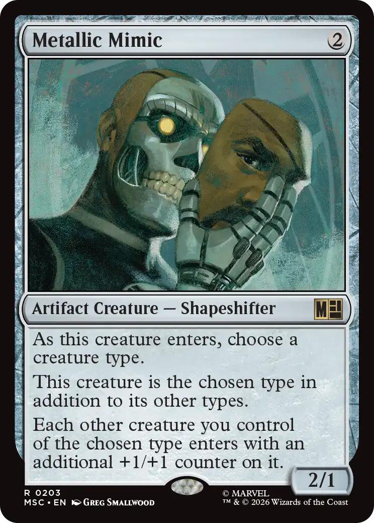 Metallic Mimic (Surge Foil) [Marvel Super Heroes Commander] | Gate City Games LLC