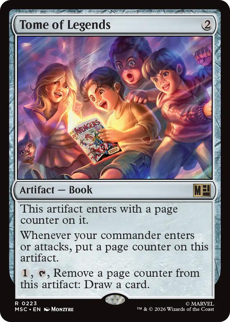 Tome of Legends (Surge Foil) [Marvel Super Heroes Commander] | Gate City Games LLC