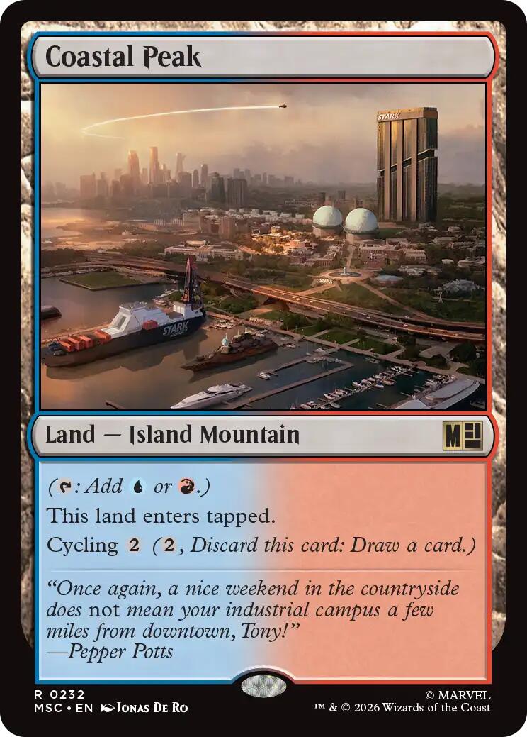 Coastal Peak (Surge Foil) [Marvel Super Heroes Commander] | Gate City Games LLC