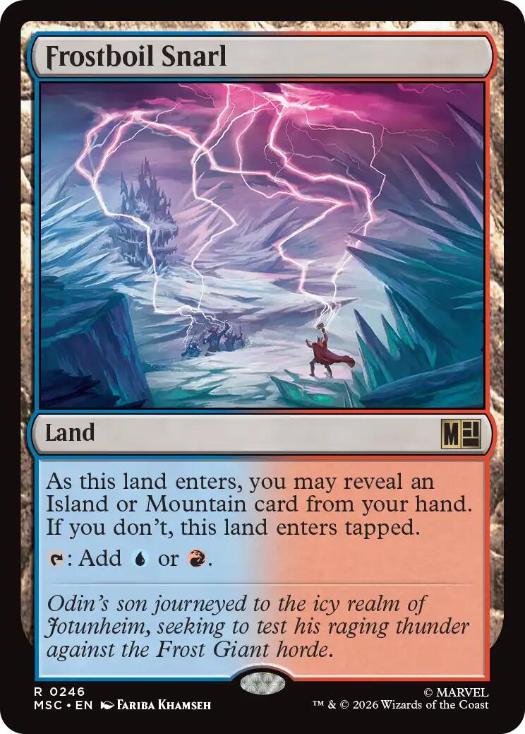 Frostboil Snarl (Surge Foil) [Marvel Super Heroes Commander] | Gate City Games LLC