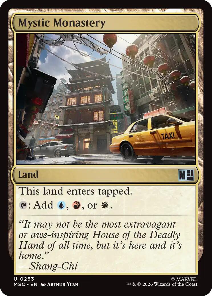Mystic Monastery (Surge Foil) [Marvel Super Heroes Commander] | Gate City Games LLC