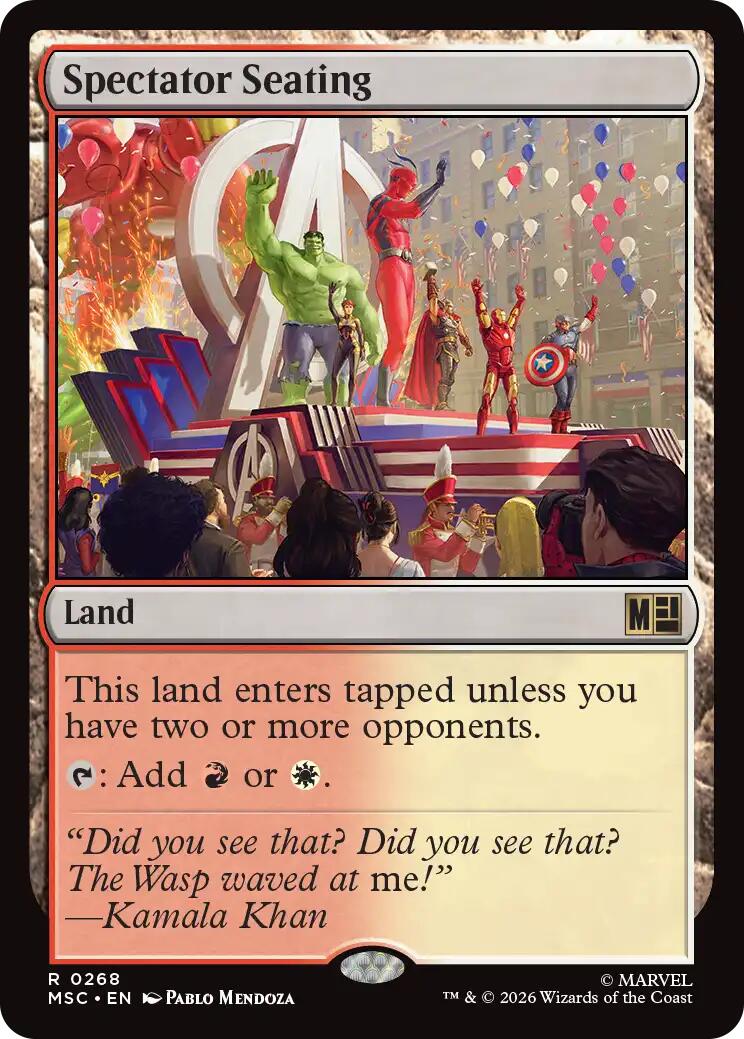 Spectator Seating (Surge Foil) [Marvel Super Heroes Commander] | Gate City Games LLC