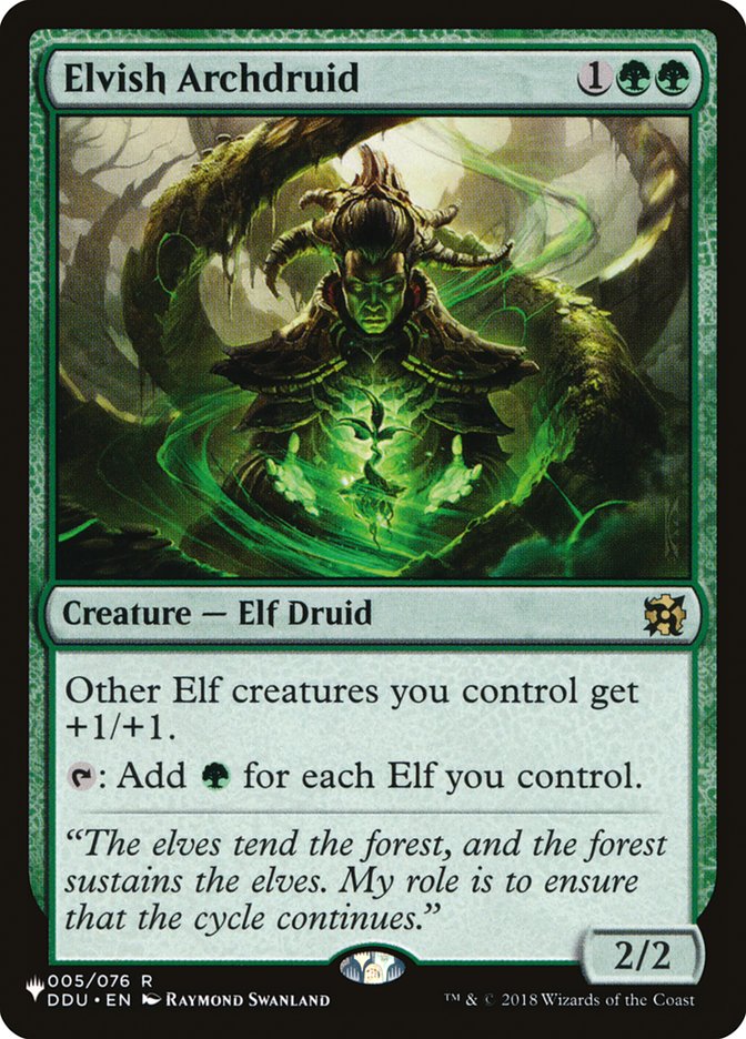 Elvish Archdruid [The List] | Gate City Games LLC