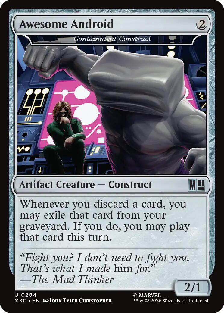 Awesome Android - Containment Construct (Surge Foil) [Marvel Super Heroes Commander] | Gate City Games LLC