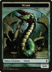 Saproling // Wurm Double-Sided Token [Ravnica Allegiance Guild Kit Tokens] | Gate City Games LLC