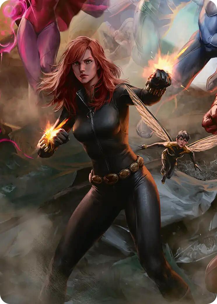 Black Widow, Intel Expert Art Card [Marvel Super Heroes Art Series] | Gate City Games LLC