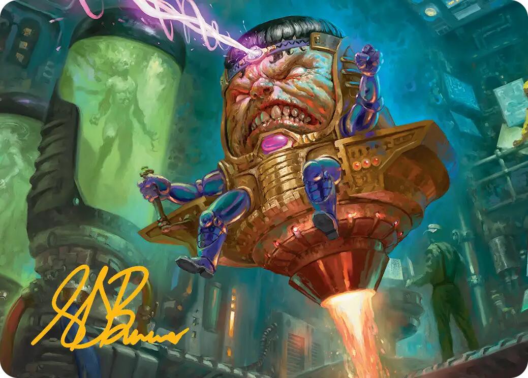 M.O.D.O.K. Art Card (Gold-Stamped Signature) [Marvel Super Heroes Art Series] | Gate City Games LLC