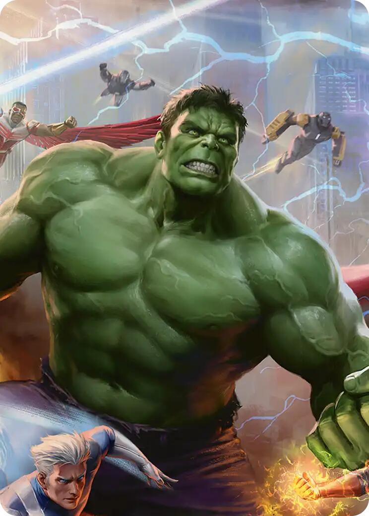 Hulk, Always Angry Art Card [Marvel Super Heroes Art Series] | Gate City Games LLC