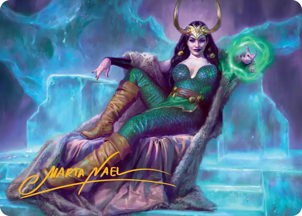 Lady Loki, Agent of Chaos Art Card (Gold-Stamped Signature) [Marvel Super Heroes Art Series] | Gate City Games LLC