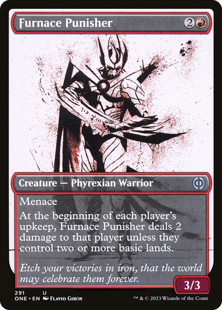 Furnace Punisher (Showcase Ichor) [Phyrexia: All Will Be One] | Gate City Games LLC
