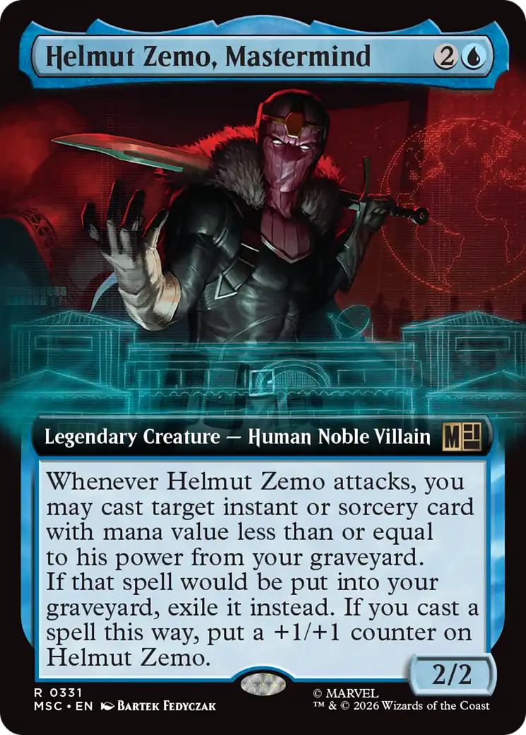 Helmut Zemo, Mastermind (Extended Art) [Marvel Super Heroes Commander] | Gate City Games LLC