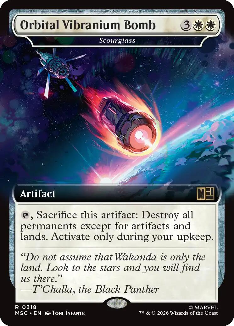 Orbital Vibranium Bomb - Scourglass (Extended Art) [Marvel Super Heroes Commander] | Gate City Games LLC
