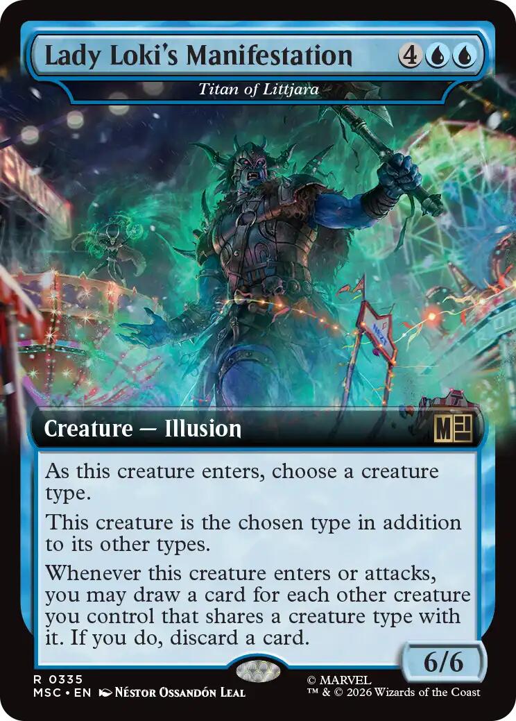 Lady Loki's Manifestation - Titan of Littjara (Extended Art) [Marvel Super Heroes Commander] | Gate City Games LLC