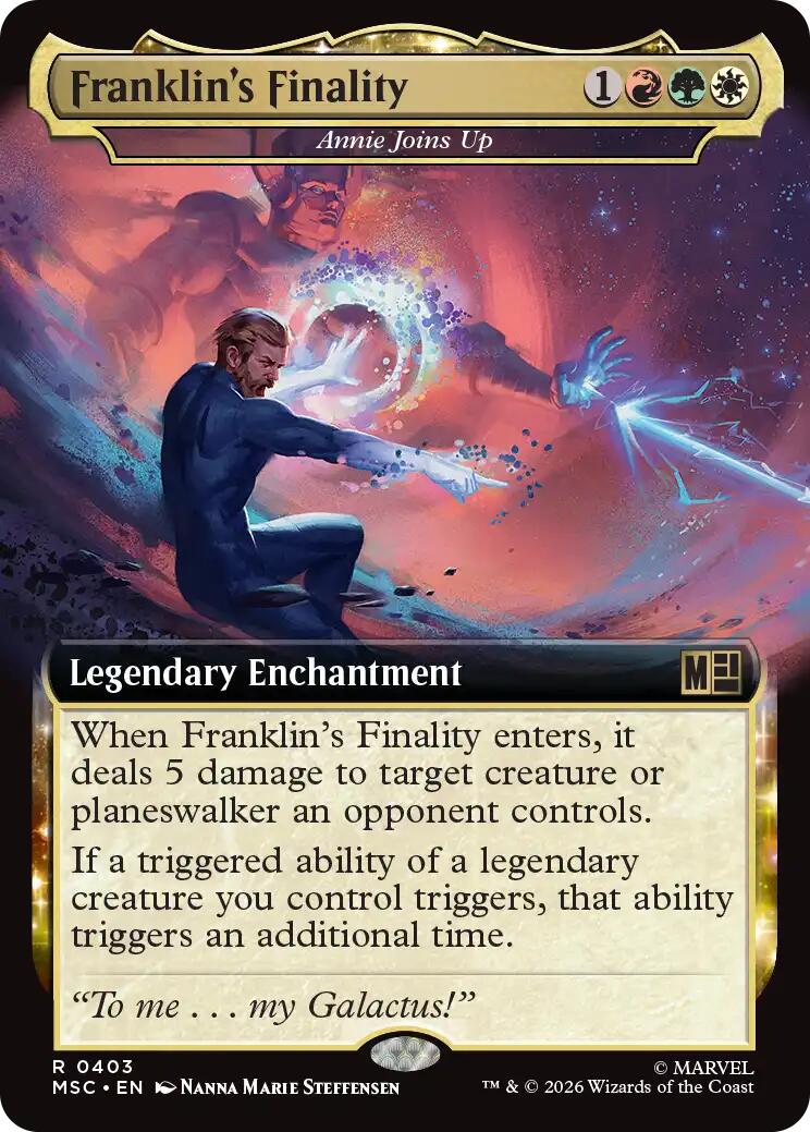 Franklin's Finality - Annie Joins Up (Extended Art) [Marvel Super Heroes Commander] | Gate City Games LLC
