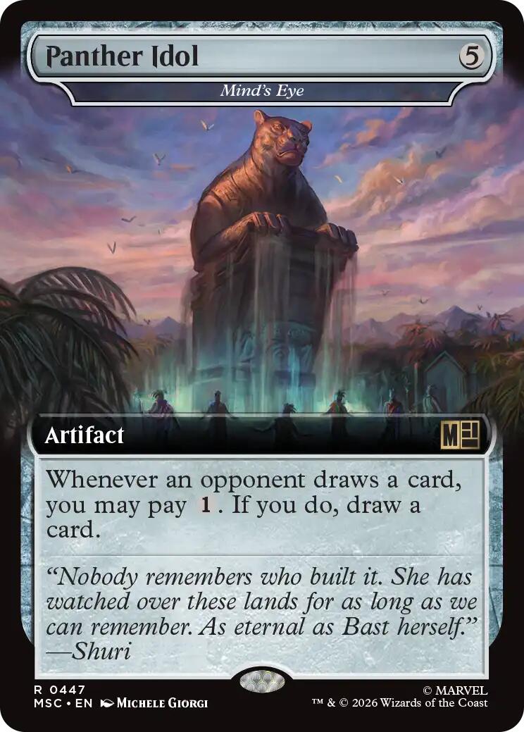 Panther Idol - Mind's Eye (Extended Art) [Marvel Super Heroes Commander] | Gate City Games LLC