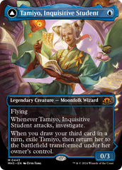 Tamiyo, Inquisitive Student // Tamiyo, Seasoned Scholar (Borderless) [Modern Horizons 3] | Gate City Games LLC