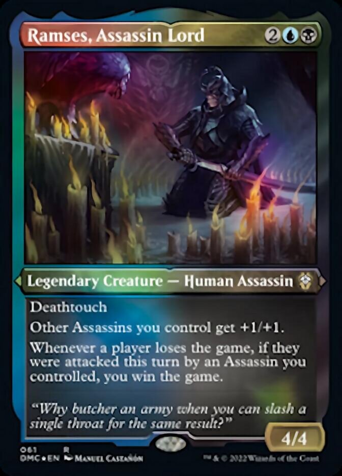 Ramses, Assassin Lord (Foil Etched) [Dominaria United Commander] | Gate City Games LLC