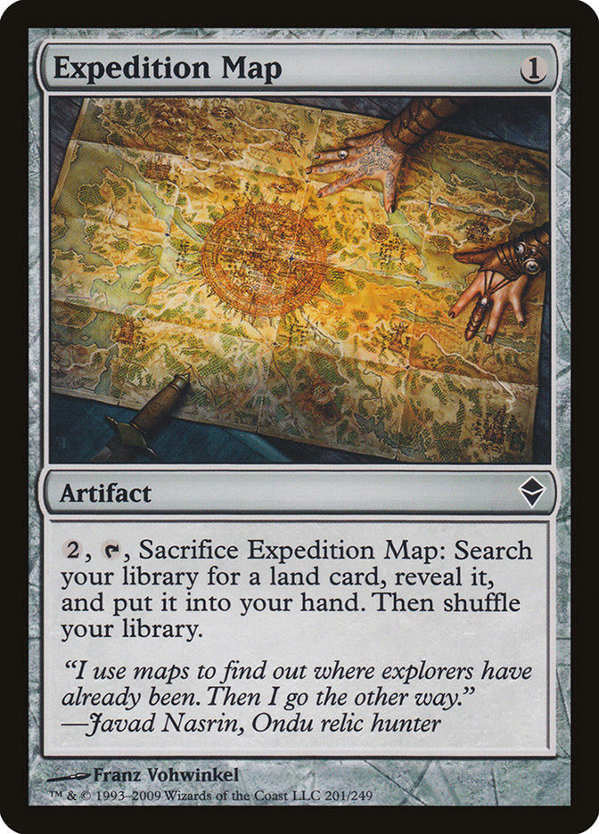 Expedition Map [Zendikar] | Gate City Games LLC
