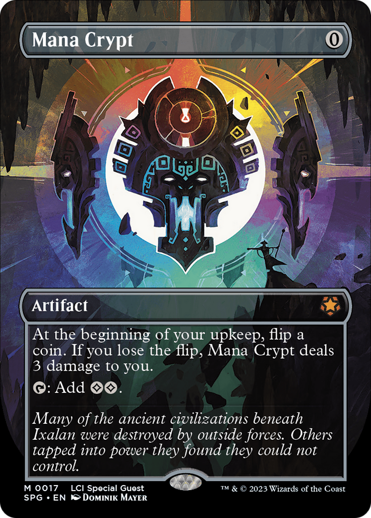 Mana Crypt (Borderless) [The Lost Caverns of Ixalan Special Guests] | Gate City Games LLC