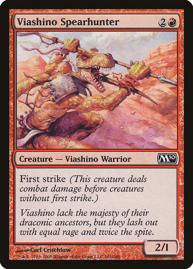 Viashino Spearhunter [Magic 2010] | Gate City Games LLC