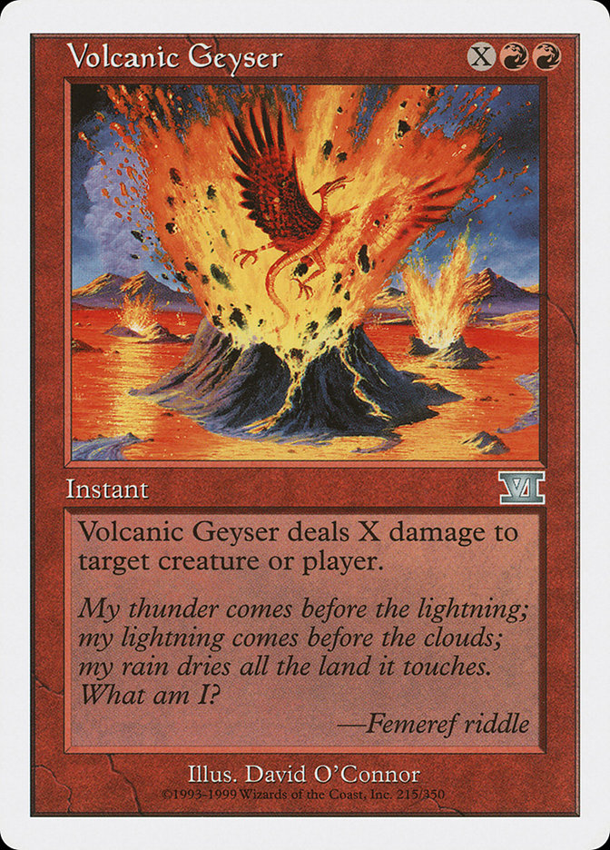Volcanic Geyser [Classic Sixth Edition] | Gate City Games LLC