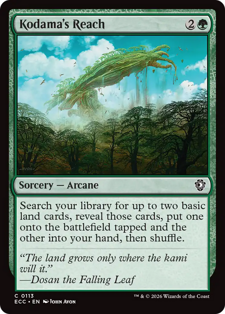 Kodama's Reach [Lorwyn Eclipsed Commander] | Gate City Games LLC