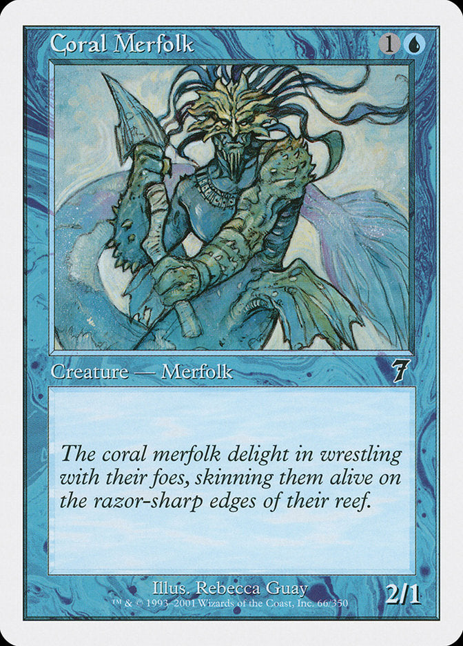 Coral Merfolk [Seventh Edition] | Gate City Games LLC