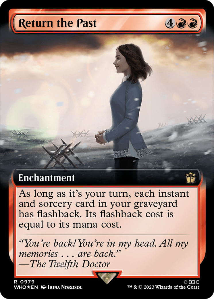 Return the Past (Extended Art) (Surge Foil) [Doctor Who] | Gate City Games LLC