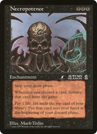 Necropotence (Oversized) [Oversize Cards] | Gate City Games LLC