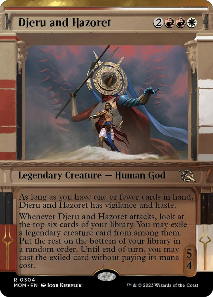 Djeru and Hazoret (Showcase Planar Booster Fun) [March of the Machine] | Gate City Games LLC